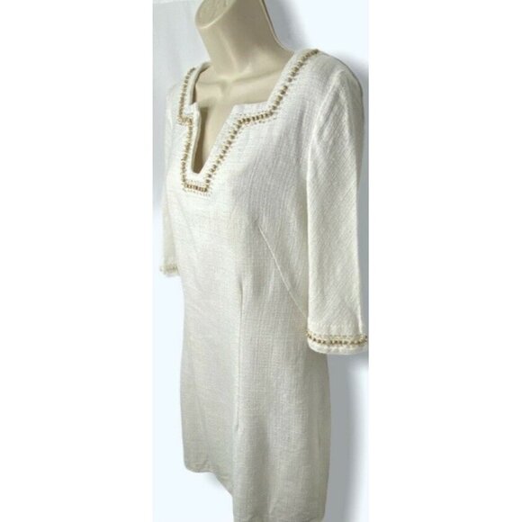 Signature By Robbie Bee Women’s A-Line Dress 6 Whi - Picture 2 of 11